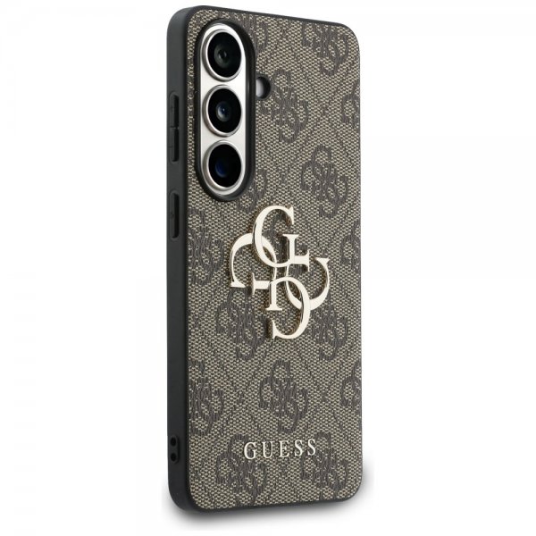Arvaa Samsung Galaxy S26 Kuori 4G Metal Logo Ruskea