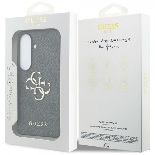 Guess Samsung Galaxy S26 Kuoret 4G Metal Logo Musta