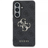 Guess Samsung Galaxy S26 Plus -kuori 4G Metal Logo Musta