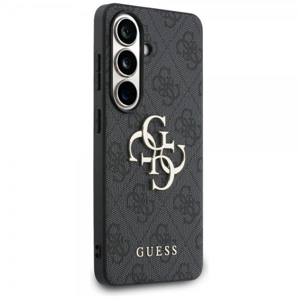 Guess Samsung Galaxy S26 Plus -kuori 4G Metal Logo Musta
