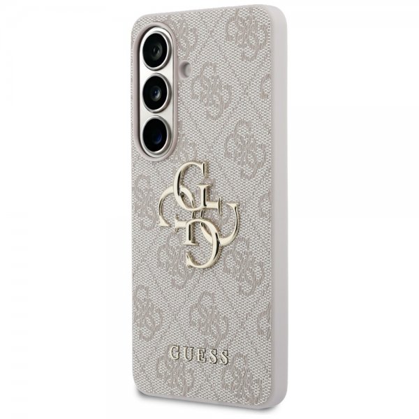 Guess Samsung Galaxy S26 Plus -kuoret 4G Metal Logo Rosa