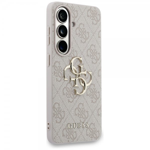 Guess Samsung Galaxy S26 Plus -kuoret 4G Metal Logo Rosa