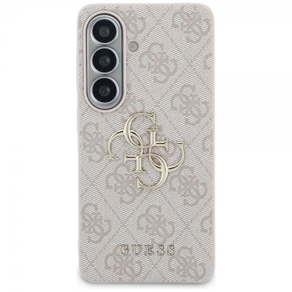 Guess Samsung Galaxy S26 Kuoret 4G Metal Logo Ruusu