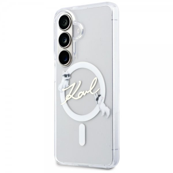 Karl Lagerfeld Samsung Galaxy S26 Kuori Script MagSafe Transparent