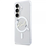 Karl Lagerfeld Samsung Galaxy S26 Kuori Script MagSafe Transparent