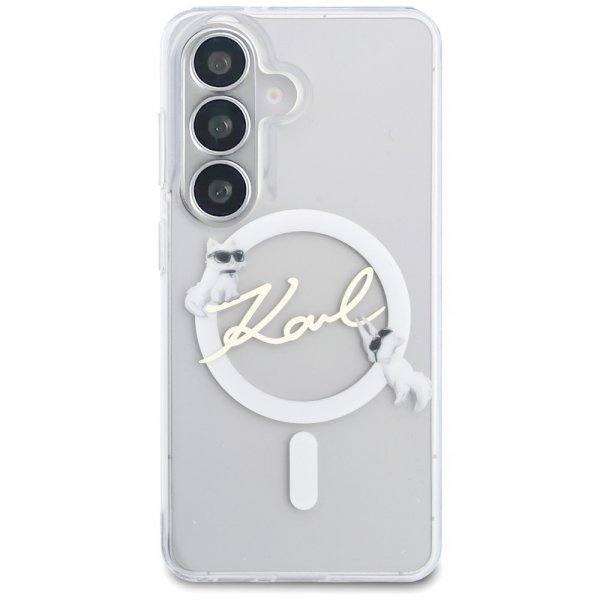 Karl Lagerfeld Samsung Galaxy S26 Kuori Script MagSafe Transparent