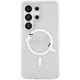 Karl Lagerfeld Samsung Galaxy S26 Ultra Kuoret Script MagSafe Läpinäkyvä