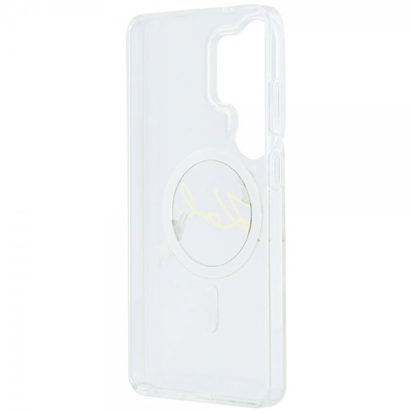 Karl Lagerfeld Samsung Galaxy S26 Ultra Kuoret Script MagSafe Läpinäkyvä