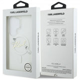 Karl Lagerfeld Samsung Galaxy S26 Ultra Kuoret Script MagSafe Läpinäkyvä