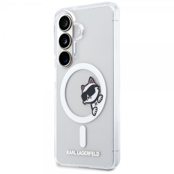 Karl Lagerfeld Samsung Galaxy S26 Kuori Choupette Peekaboo MagSafe Läpinäkyvä