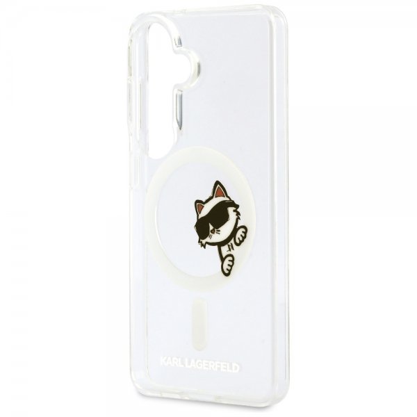 Karl Lagerfeld Samsung Galaxy S26 Kuori Choupette Peekaboo MagSafe Läpinäkyvä