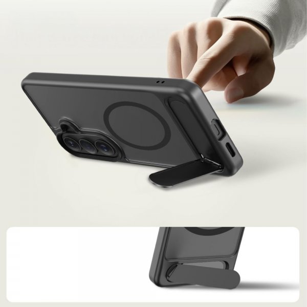 Tech-Protect Samsung Galaxy S26 Plus Suojakuori MagRack MagSafe Musta