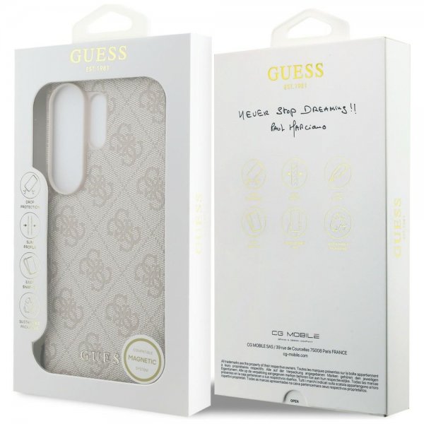 Guess Samsung Galaxy S26 Ultra Kuoret 4G Charm MagSafe Pinkki