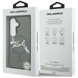 Karl Lagerfeld Samsung Galaxy S26 Script MagSafe -suojakuori, musta
