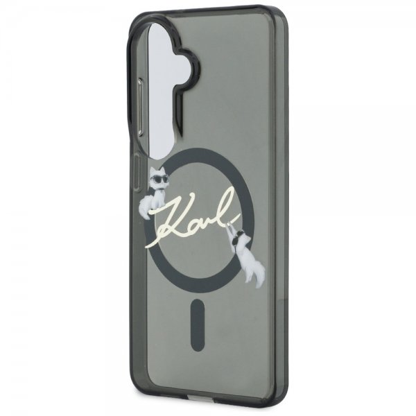 Karl Lagerfeld Samsung Galaxy S26 Plus -kuori Script MagSafe, musta