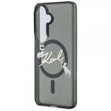 Karl Lagerfeld Samsung Galaxy S26 Plus -kuori Script MagSafe, musta