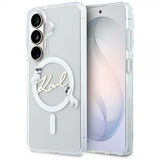 Karl Lagerfeld Samsung Galaxy S26 Plus -kuori Script MagSafe Transparent