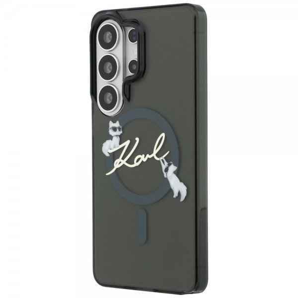 Karl Lagerfeld Samsung Galaxy S26 Ultra -kuori Script MagSafe Musta
