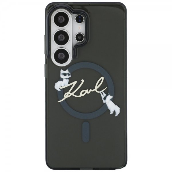 Karl Lagerfeld Samsung Galaxy S26 Ultra -kuori Script MagSafe Musta