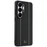 Mercedes Benz Samsung Galaxy S26 Ultra -suojakuori Laurel Leaves Stripes MagSafe Musta Valkoinen
