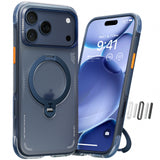 Torras iPhone 17 Pro Max Kuori Ostand Q3 Air Deep Blue