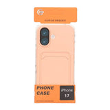 iPhone 17 Kuoret Korttipidike Pinkki