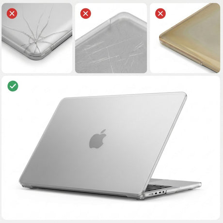 Tech-Protect MacBook Neo 13 Kuori SoftShell Keltainen