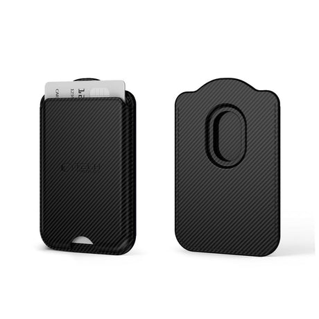 Tech-Protect Korttipidike CH02 MagWallet MagSafe Hiilikuitu Musta