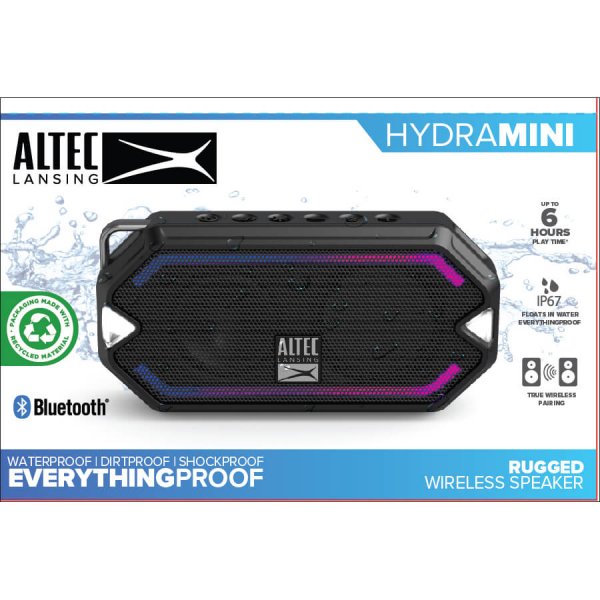 Altec Lansing Kaiutin HydraMini RGB IP67  