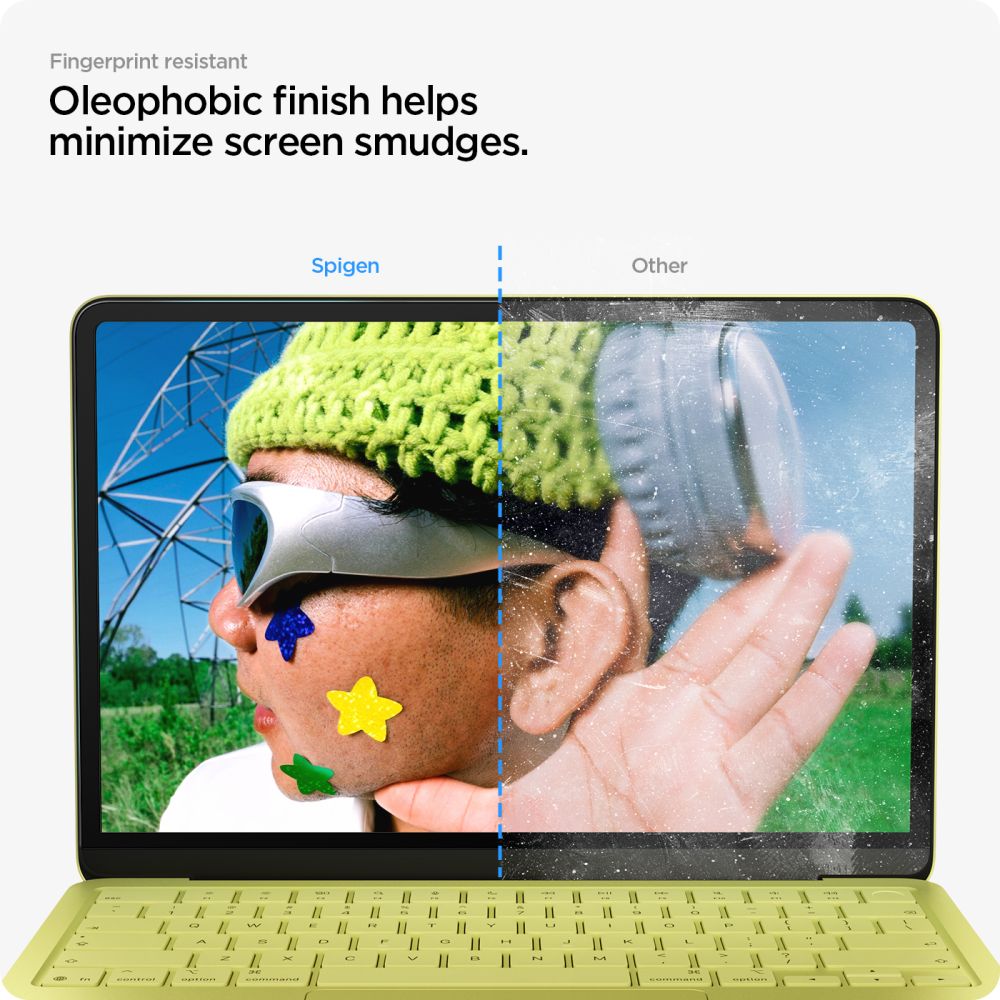Spigen MacBook Neo 13 Näytönsuoja Glas.tR Slim