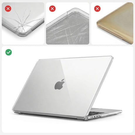 Tech-Protect MacBook Neo 13 Kuori SoftShell Kirkas