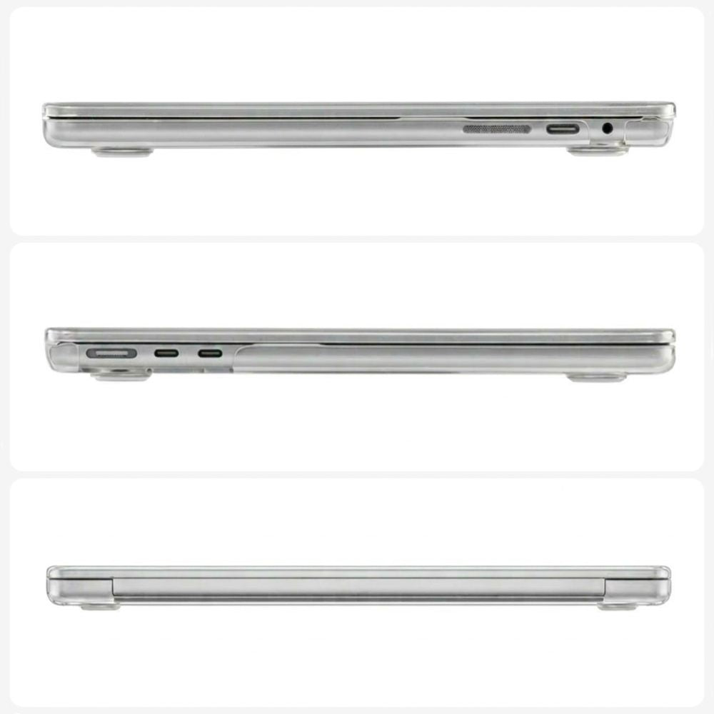 Tech-Protect MacBook Neo 13 Kuori SoftShell Kirkas