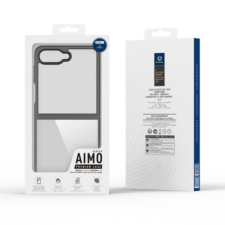 Dux Ducis Samsung Galaxy Z Flip 8 Kuori Aimo Series Musta