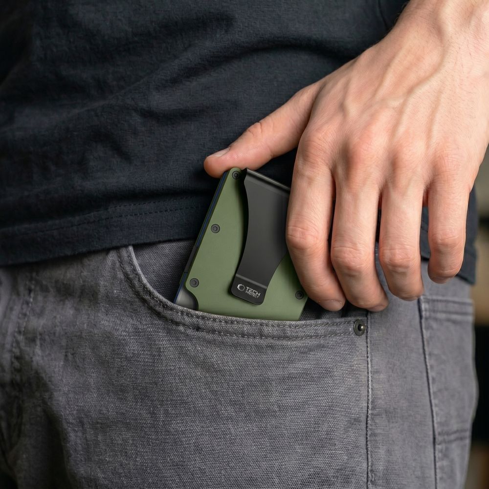 Tech-Protect Lompakko Thorn RFID Vihreä