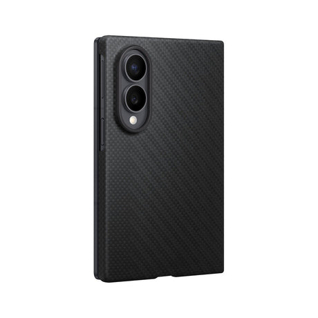 Samsung Alkuperäinen Samsung Galaxy Z Fold 8 Kuori Carbon Magnet Case Musta