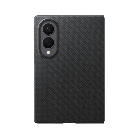 Samsung Alkuperäinen Samsung Galaxy Z Fold 8 Kuori Carbon Magnet Case Musta
