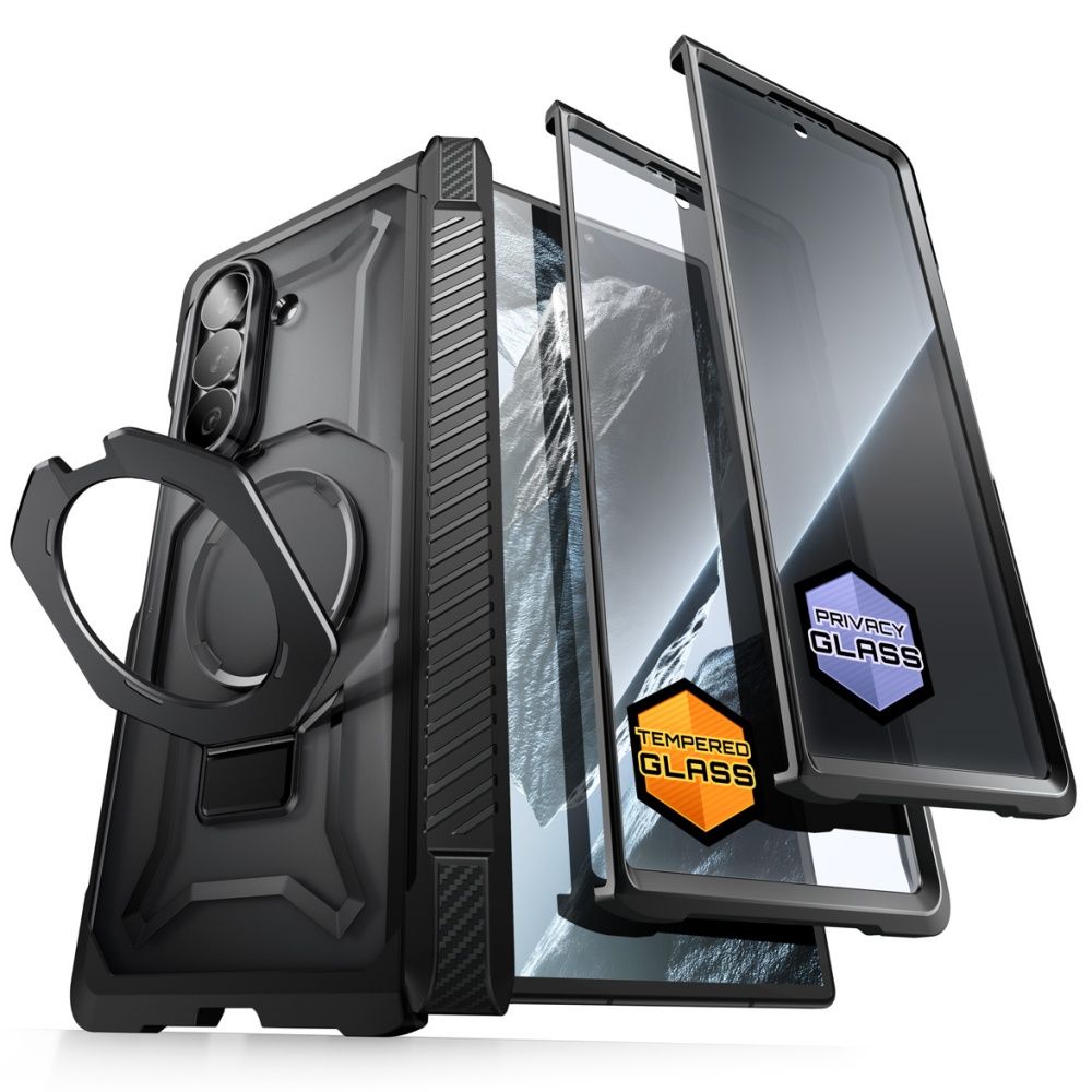 Supcase Samsung Galaxy Z Fold 8 Ultra Kuori UB Grip MagSafe Musta