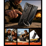 Supcase Samsung Galaxy Z Fold 8 Ultra Kuori UB Grip MagSafe Musta