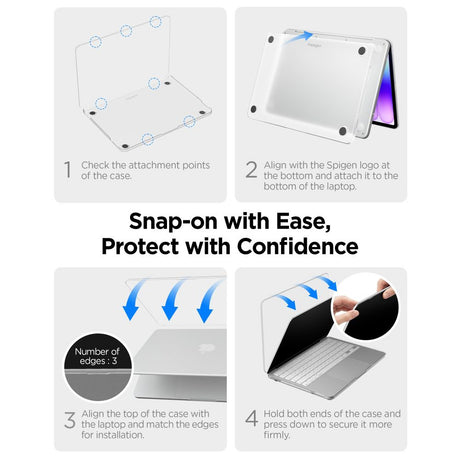 Spigen MacBook Neo 13 Skal Air Skin Frost Indigo