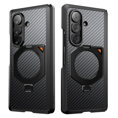 Supcase Samsung Galaxy Z Fold 8 Ultra Kuori Aero MagSafe Hiilikuitu Musta