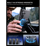 Supcase Samsung Galaxy Z Fold 8 Ultra Kuori Aero MagSafe Hiilikuitu Musta