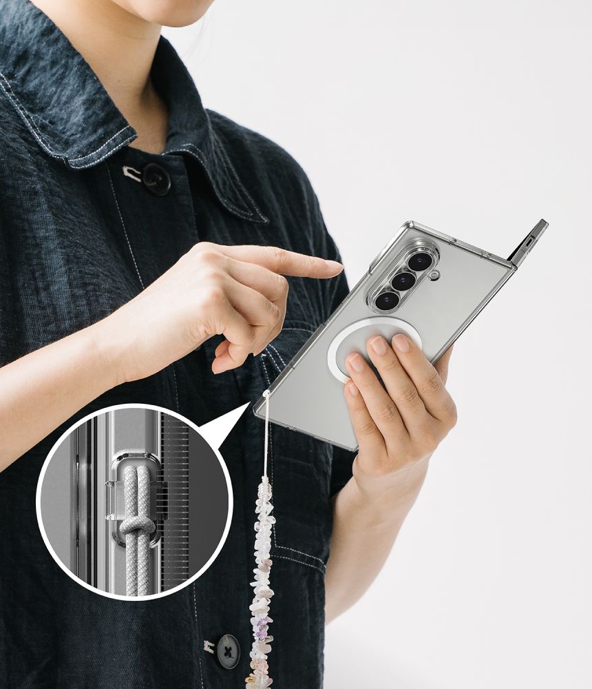 Ringke Samsung Galaxy Z Fold 8 Kuori Slim Magnetic Kirkas