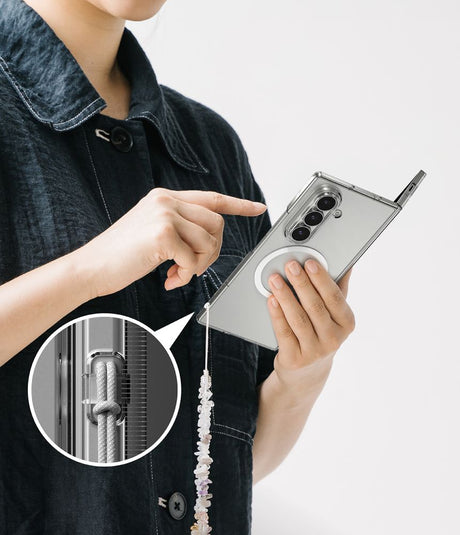 Ringke Samsung Galaxy Z Fold 8 Kuori Slim Magnetic Kirkas