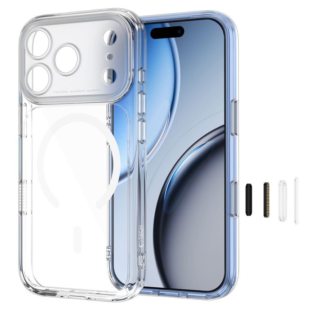 Tech-Protect iPhone 17 Pro/iPhone 18 Pro Kuori MagPeak MagSafe Kirkas