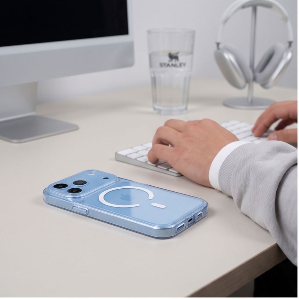 Tech-Protect iPhone 17 Pro/iPhone 18 Pro Kuori MagPeak MagSafe Kirkas