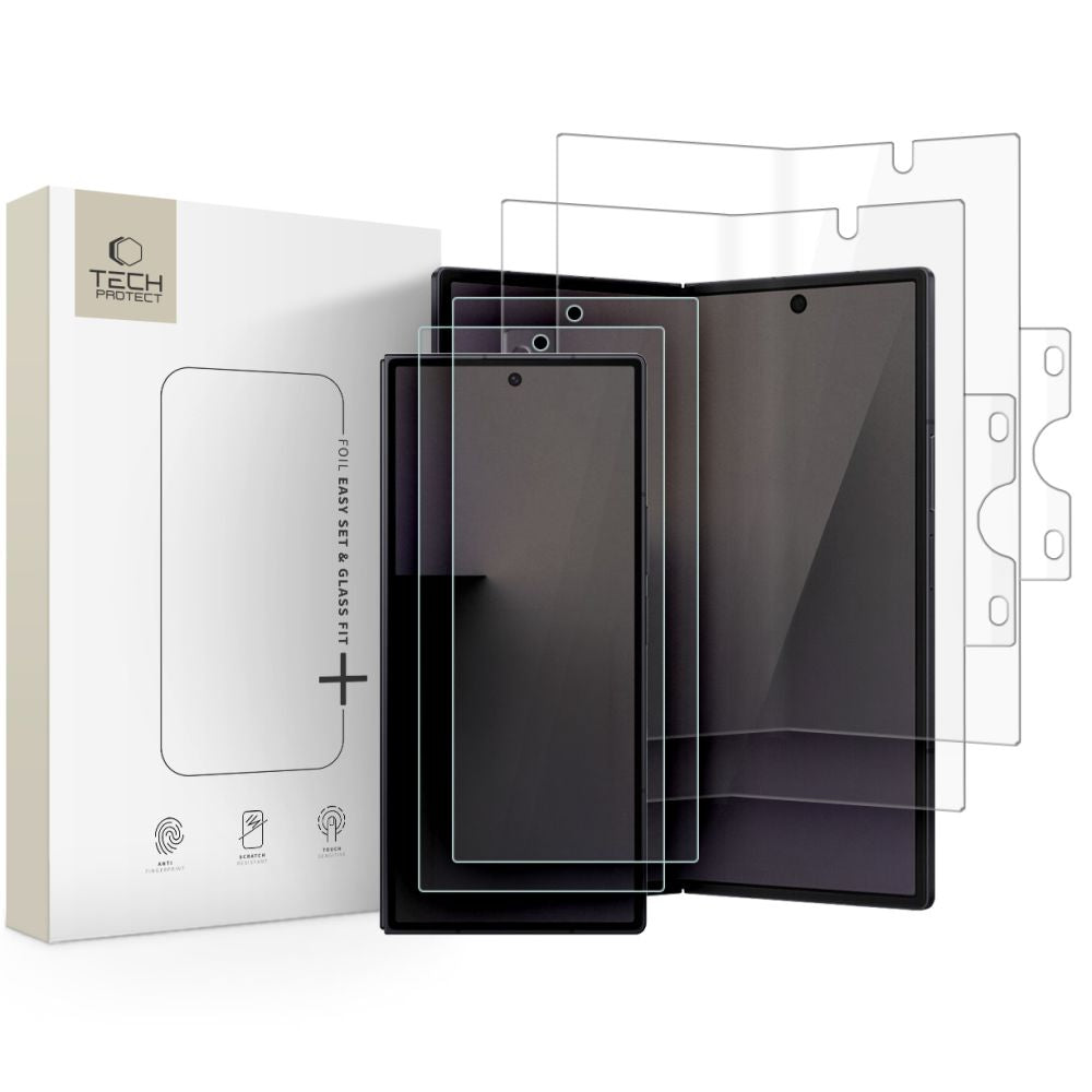 Tech-Protect Samsung Galaxy Z Fold 8 Ultra Näytönsuoja Easy Set & Glass Fit 4-pack