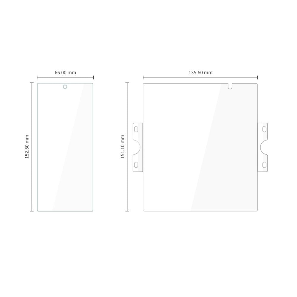 Tech-Protect Samsung Galaxy Z Fold 8 Ultra Näytönsuoja Easy Set & Glass Fit 4-pack