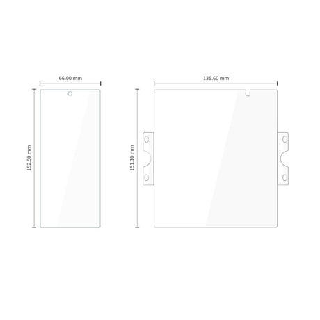 Tech-Protect Samsung Galaxy Z Fold 8 Ultra Näytönsuoja Easy Set & Glass Fit 4-pack
