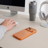Tech-Protect iPhone 17 Pro Max/iPhone 18 Pro Max Kuori MagPrime MagSafe Mattapintainen Oranssi