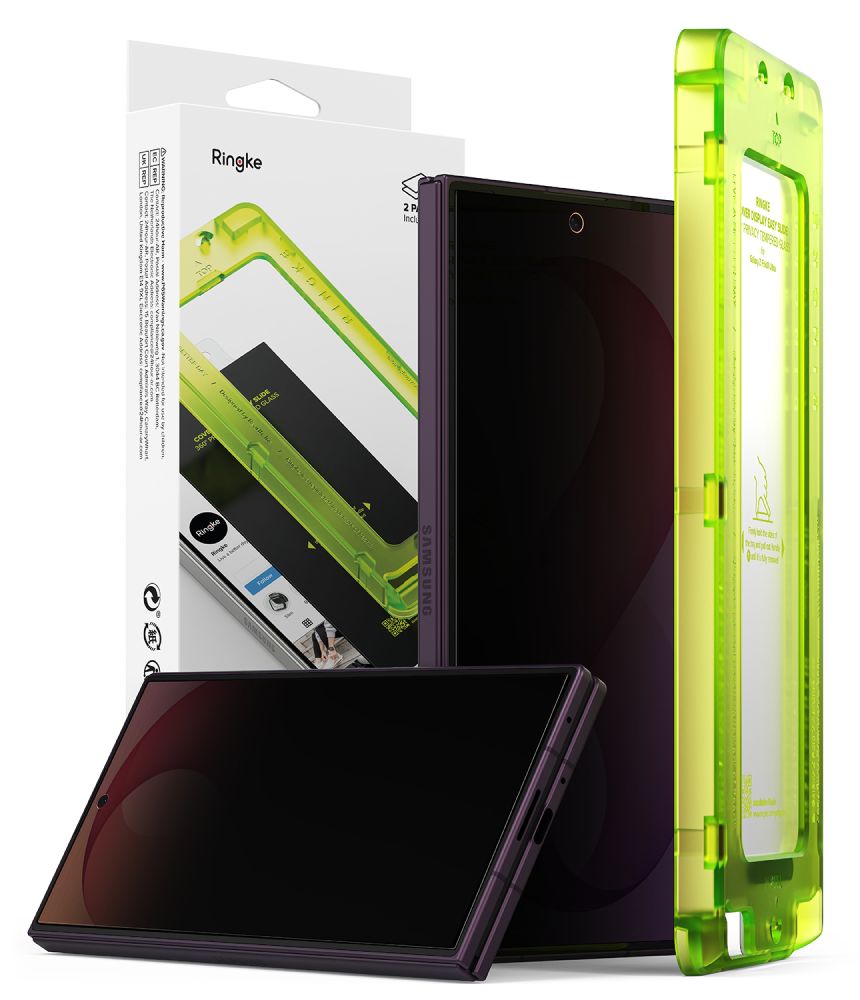 Ringke Samsung Galaxy Z Fold 8 Ultra Näytönsuoja Easy Slide Privacy 2-pack